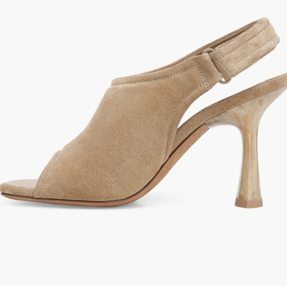 NEW VINCE | $350 Quest Peep Toe Heels - Picture 2 of 4